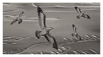 111 DA25-512-SL Birds Silver